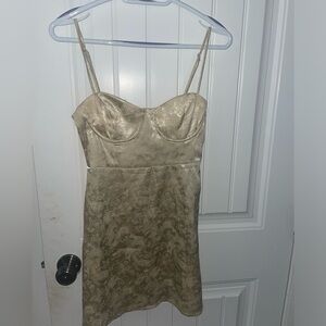 Princess Polly Champagne Pop Mini Dress